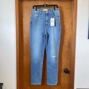 NWT Current/Elliot high rise cigarette jeans